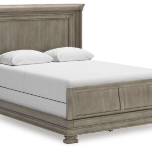 Lexorne - Gray - Queen Sleigh Bed