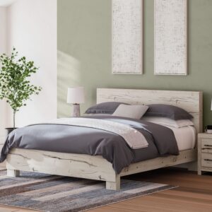 Lawroy - Light Natural - King Panel Bed