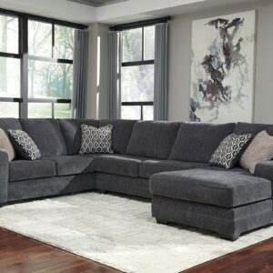Tracling - Slate - Right Arm Facing Corner Chaise 3 Pc Sectional