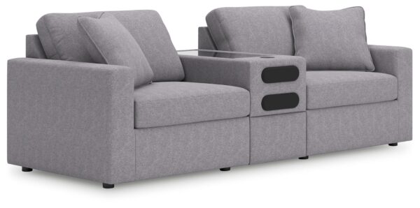 Modmax - Granite - 3-Piece Sectional With Audio System Console