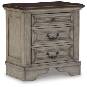 Lodenbay - Antique Gray - Three Drawer Night Stand