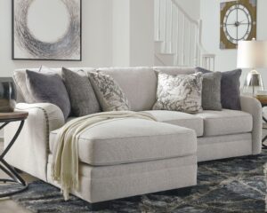 Dellara - Chalk - Left Arm Facing Corner Chaise 2 Pc Sectional