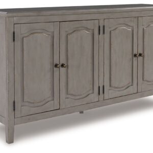 Charina - Antique Gray - Accent Cabinet