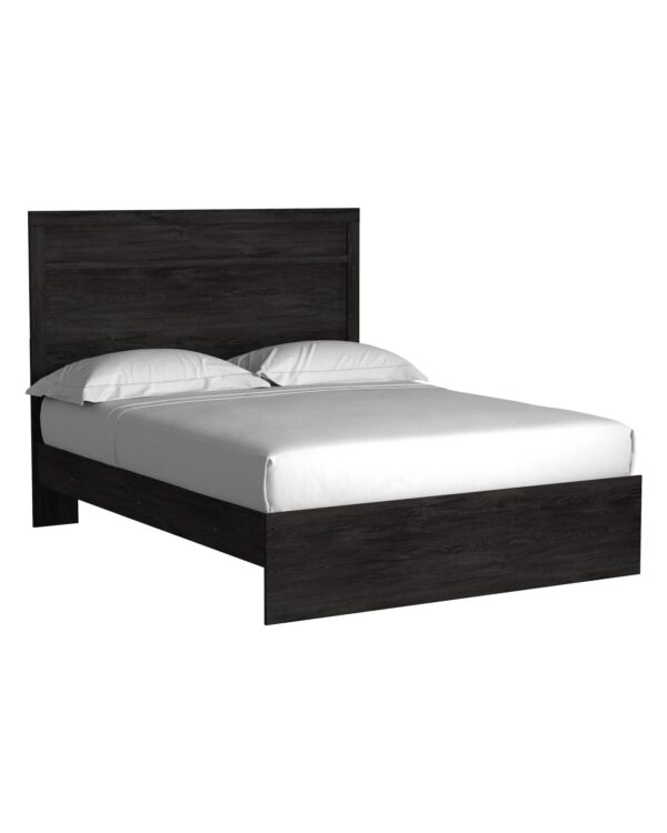 Belachime - Black - Queen Panel Bed