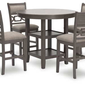 Wrenning - Gray - Drm Counter Table Set (Set of 5)