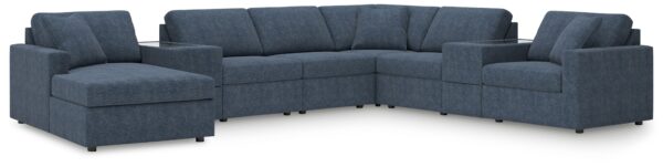 Modmax - Ink - 8-Piece Sectional With Laf Corner Chaise And Storage Consoles