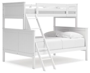 Nextonfort - White - Twin Over Full Bunk Bed