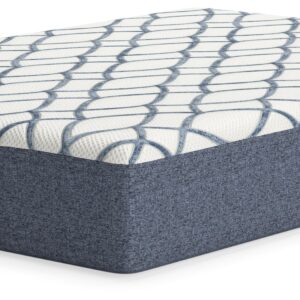 12 Inch Chime Elite 2.0 - White / Blue - Full Mattress