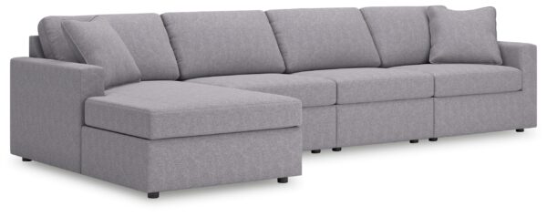 Modmax - Granite - 4-Piece Sectional With Laf Corner Chaise