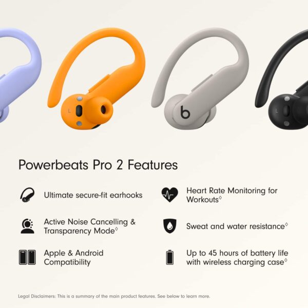 Beats - Powerbeats Pro 2 True Wireless Active Noise Canceling  Earbuds - Quick Sand