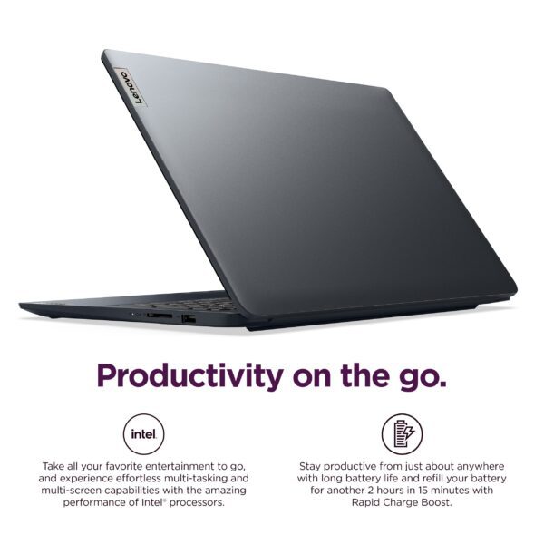 Lenovo - Ideapad 1i 15.6" Full HD Touchscreen Laptop - Intel Core i5-1334U - 16GB Memory - 512GB SSD - Abyss Blue