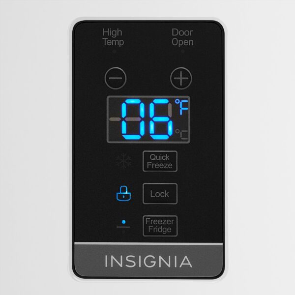 Insignia™ - 17 Cu. Ft. Garage Ready Convertible Upright Freezer with ENERGY STAR Certification - White