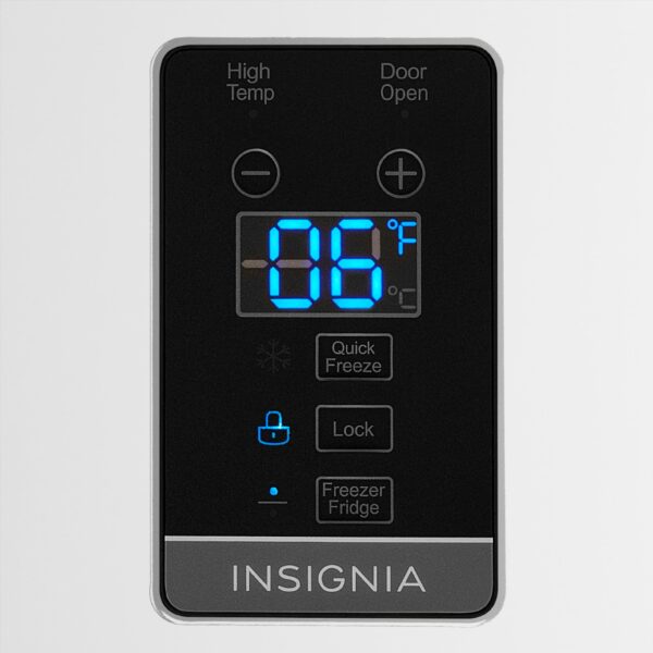 Insignia™ - 13.8 Cu. Ft. Garage Ready Convertible Upright Freezer with ENERGY STAR Certification - White