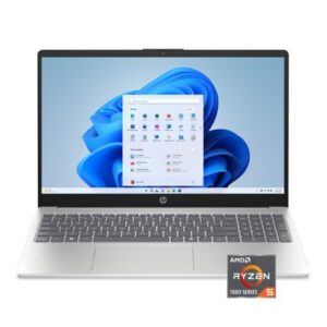 HP - 15.6" Touch-Screen Laptop - AMD Ryzen 5 - 16GB Memory - 256GB SSD - Natural Silver