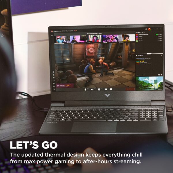 HP - Victus 15.6" 144Hz Full HD Gaming Laptop - Intel Core i5 - 8GB Memory - NVIDIA GeForce RTX 3050 - 512GB SSD - Mica Silver