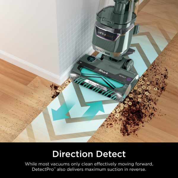 Shark - Detect Pro Lift-Away ADV Bagless Upright Vacuum with DuoClean Detect, Anti-Allergen, and Odor Neutralizer Technology - Evergreen