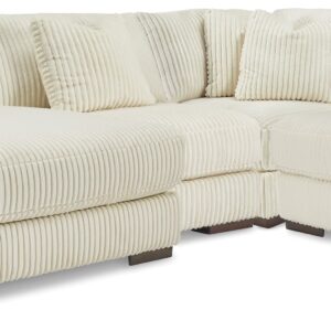 Lindyn - Ivory - 4-Piece Sectional With LAF Corner Chaise