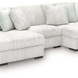 Stupendous - Alloy - 3-Piece Sectional With Double Chaise