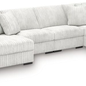 Stupendous - Alloy - 4-Piece Sectional With Double Chaise