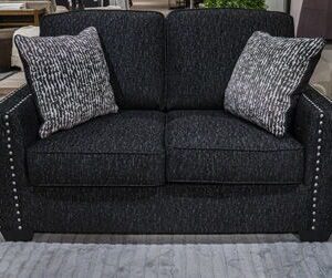 Jasmine Peaks - Coal - Loveseat