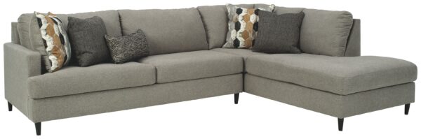 Santasia - Granite - Right Arm Facing Corner Chaise 2 Pc Sectional