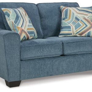 Cashton - Blue - Loveseat