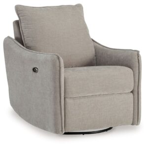 Mcburg - Taupe - Swivel Power Recliner