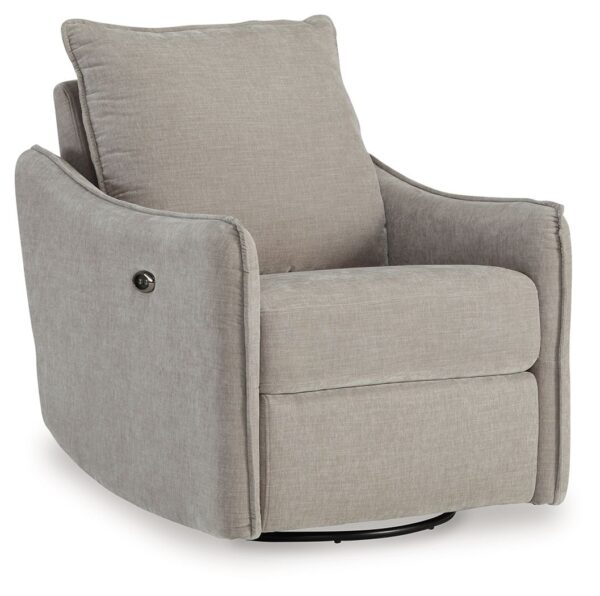 Mcburg - Taupe - Swivel Power Recliner