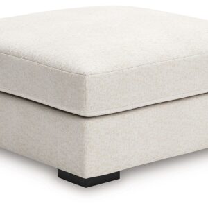 Donelson Creek - Vanilla - Oversized Accent Ottoman
