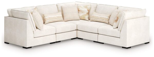 Donelson Creek - Vanilla - 5-Piece Sectional