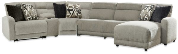Colleyville - Stone - 6-Piece Power Reclining Sectional With RAF Chaise