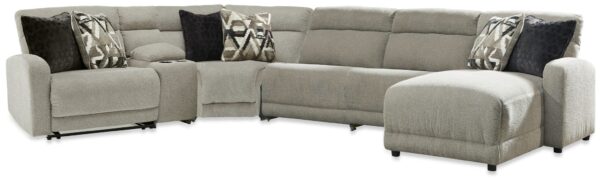 Colleyville - Stone - 6-Piece Power Reclining Sectional With RAF Chaise