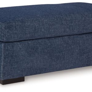 Evansley - Navy - Ottoman