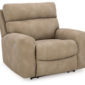 Next-gen Durapella - Sand - Power Recliner With Adj Headrest