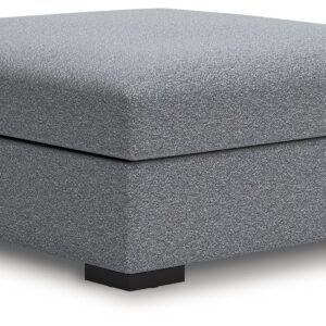 Bealton - Salt And Pepper - Oversized Accent Ottoman