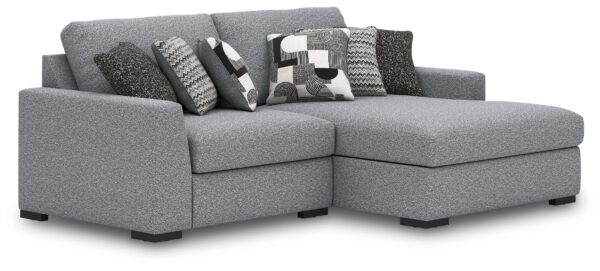 Bealton - Salt and Pepper - 2-Piece Sectional With RAF Corner Chaise