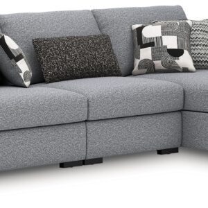 Bealton - Salt and Pepper - 3-Piece Sectional With RAF Corner Chaise