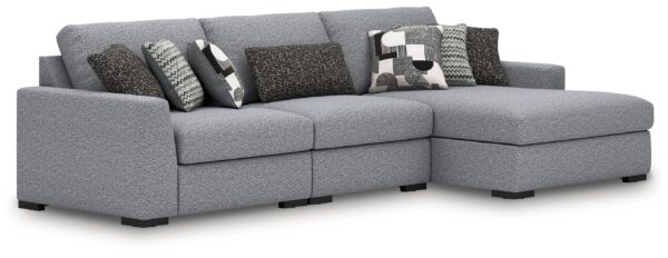 Bealton - Salt and Pepper - 3-Piece Sectional With RAF Corner Chaise