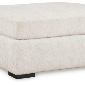 Chessington - Ivory - Oversized Accent Ottoman