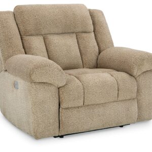 Tip-off - Wheat - Power Recliner With Adj Headrest