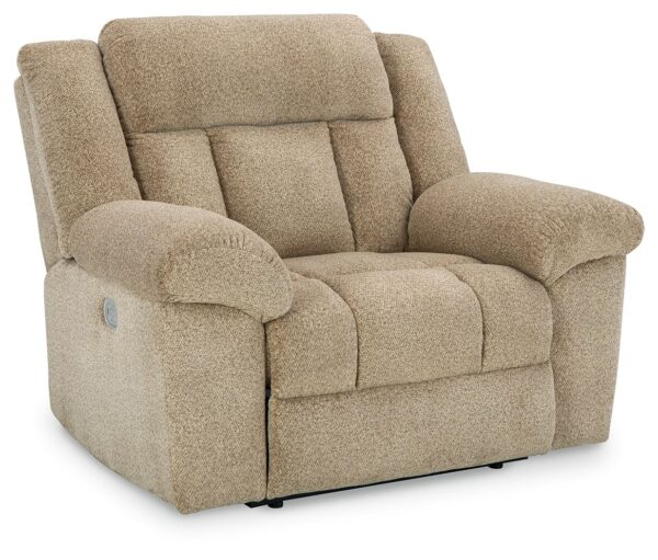 Tip-off - Wheat - Power Recliner With Adj Headrest