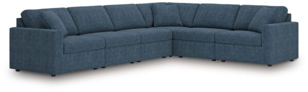 Modmax - Ink - 6-Piece Sectional With Raf Corner Chair And Laf Corner Chair