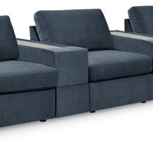 Modmax - Ink - 5-Piece Sectional With 2 Storage Consoles, With Laf Corner Chair And Raf Corner Chair