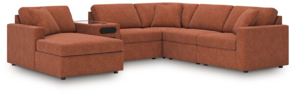 Modmax - Spice - 6-Piece Sectional With Audio System And Laf Corner Chaise