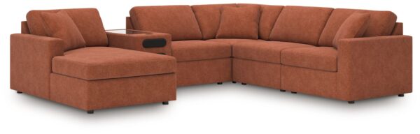 Modmax - Spice - 6-Piece Sectional With Audio System And Laf Corner Chaise
