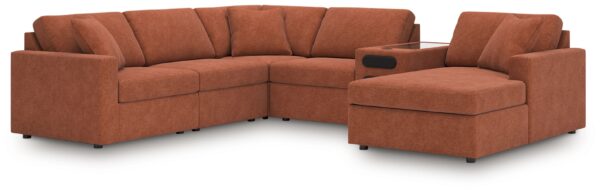 Modmax - Spice - 6-Piece Sectional With Audio System And Raf Corner Chaise