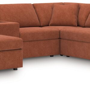 Modmax - Spice - 6-Piece Sectional With Laf Corner Chaise, Raf Corner Chair And Storage Console