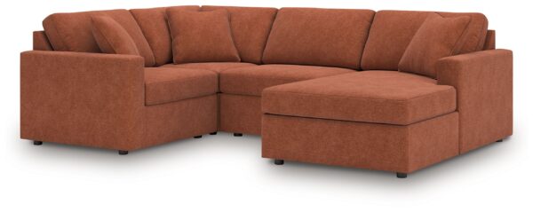 Modmax - Spice - 4-Piece Sectional With Raf Corner Chaise, With Laf Corner Chair