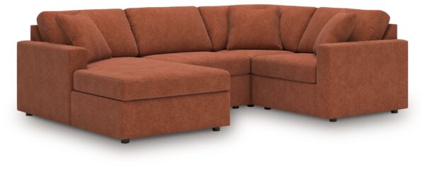 Modmax - Spice - 4-Piece Sectional With Laf Corner Chaise, With Raf Corner Chair