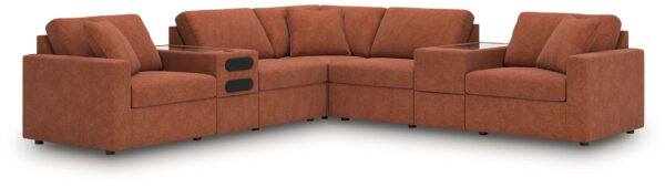 Modmax - Spice - 7-Piece Balanced Sectional With Audio And Storage Consoles